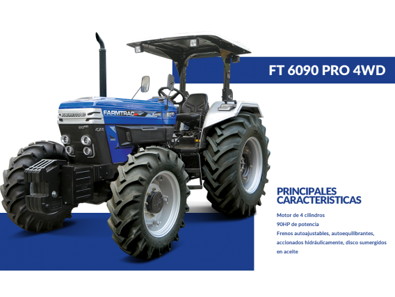 Tractor Farmtrac FT 6090 PRO 4WD