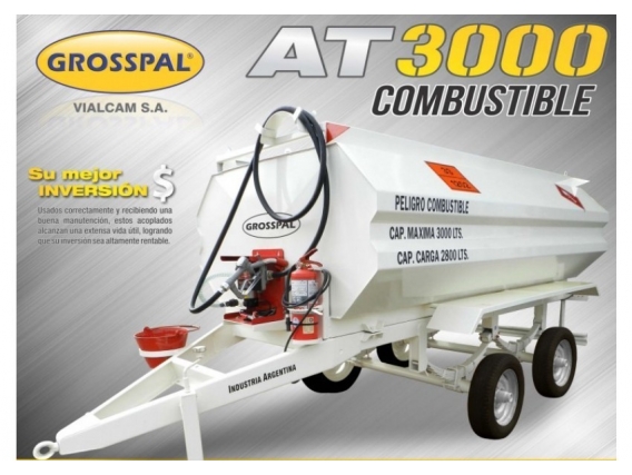 acoplado tanque combustible grosspal at 3000