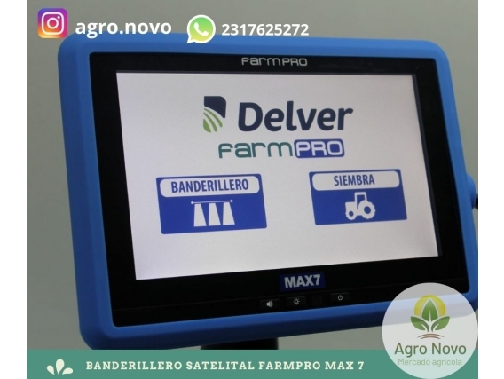 Banderillero Satelital Delver FarmPro MAX7 Mapeador 