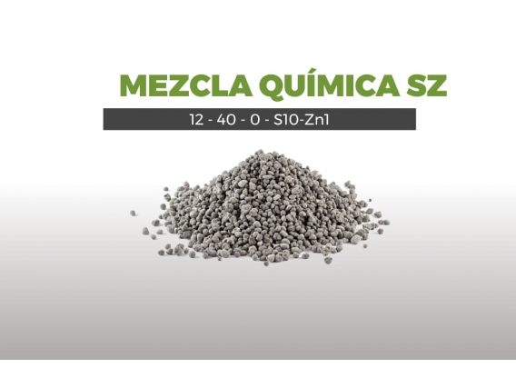 Fertilizante Mezcla Quimica SZ (12-40-0 - S10-Zn1)