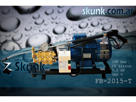Hidrolavadora Industrial Trifásica FB-2015-T Skunk