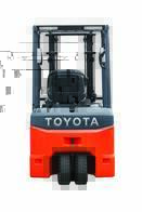 Autoelevador Toyota 48V 3 Ruedas 1 Tonelada