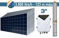 Bomba Sumergible Solar Seif Energy 3" 3800L 123M 6X445W