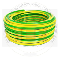 Caño Riego Reforzado Pvc 3/4 X 25 M Tricolor
