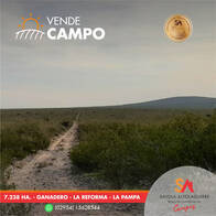 Campo En Venta Ganadero 7238 Has La Reforma, La Pampa