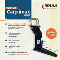 Carpimax Pro Reja Recambiable Y Placa Rebatible Nuevo