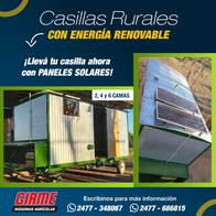 Casilla Rural Con Paneles Solares