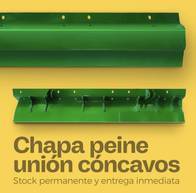 Chapa Peine/unión Concavos
