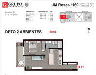 Departamento 1 Dormitorio - Juan Manuel De Rosas 1100