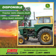 Tractor John Deere Disponible Usado
