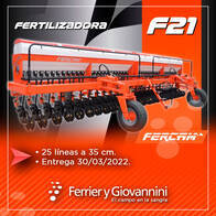 Fertilizadora De Arrastre Nueva Fercam F21