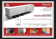 Furgón Paquetero Pincen 15.50 Mts 2 Mas 1