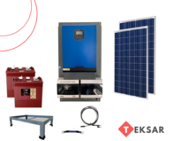 Kit Solar Off-Grid 2 Kw 2 Paneles X 160 Wp Y Baterías