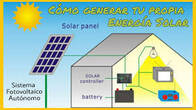 Kit Solar Para Instalaciones Sin Conección Electrica