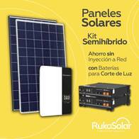 Kits Paneles Solares Semihíbridos, Axpert - Growatt.