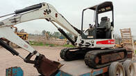 Miniexcavadora Bobcat 435, 4 Toneladas