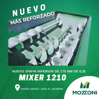 Mixer Horizontal Mozzoni 1210 Nuevo - Capacidad12 M3