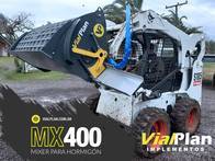 Implemento Mixer Para Hormigon MX400 Para Minicargadora