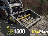 Implemento Nivelador De Suelos Rn1500 P/ Minicargadora