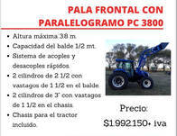 Pala Frontal Pc3800 Con Paralelogramo