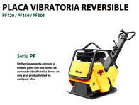 Placa Vibratoria Reversible Sakai Serie Pf Nueva
