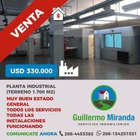 Planta Industrial de 1700 m2 en San Luis