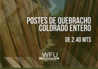 Poste E.l. Quebracho Colorado 2,40