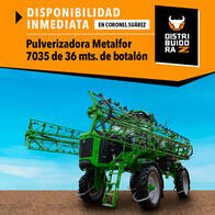 Pulverizadora Metalfor 7035, Nueva Disponible En Suárez