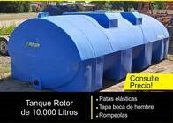 Tanque Horizontal Rotor De 10.000 Litros Plastico