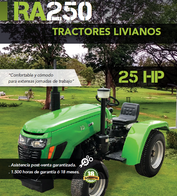 Tractor Chery Ra250-A - 4X2 - Laidong 25Hp