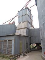 Secadora para granos 45 Ton en funcionamiento.
