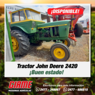 Vendo - Tractor John Deere 2420
