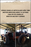 Zanello 417 1989 Motor Mercedes Benz 15.18 Puro