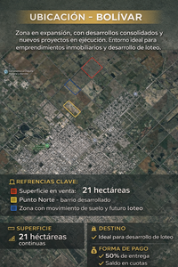 21 Ha En Venta Ideal Desarrollo Inmobiliario / Loteo
