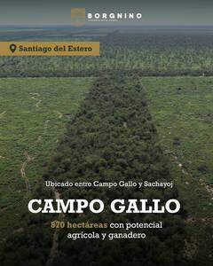 870 Hectáreas Sachayoj, Santiago del Estero