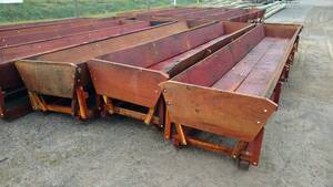 Comedero Madera Invernada Para Vacas Hacienda X 4Mts