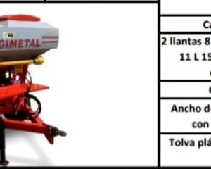 Fertilizadora de Arrastre Gimetal EDR 1500 Nueva 1500 litros En Venta