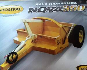 Pala de Arrastre Hidraulica Grosspal Nova 350