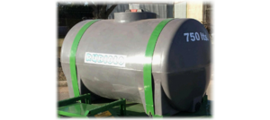Tanque Horizontal de plastico 1.000 Lts.