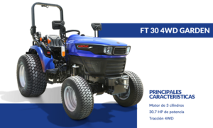 Tractor Farmtrac FT30 4WD Garden 30,7 HP Nuevo 4X4