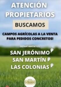 Compro Campos En Pcia. Santa Fe