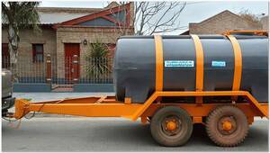 Acoplado Cisterna Tanque Plastico 6.000 Lts. Cp1008