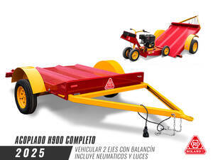 Acoplado RH900 Capacidad 900kg