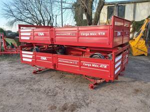 Acoplado Rural Ena 4X2 De 4 Tt Enganche Trasero