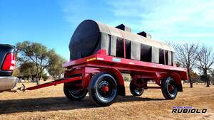 Acoplado Tanque De Apoyo P/ Fumigadora. 6000 Lts Cp1014