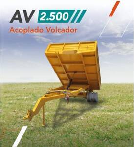 Acoplado Volcador Playo Con Barandas De 2500Kg- Nuevo