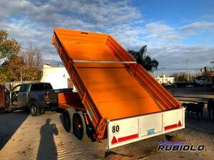 Acoplado Volcador Trasero Y Paletero 3/4 Tn. Vo1014