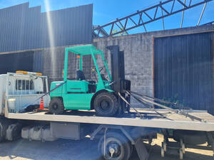 Autoelevador Mitsubishi Fdg 25 Motor Diesel 3,5 Mts