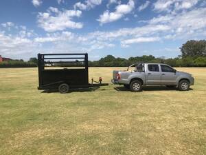 Balanza Bascula P/ Hacienda Ganado Con Jaula Y Trailer