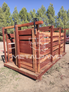 Balanza De Madera Para Hacienda
